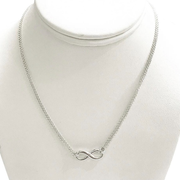 Tiffany & CO. Infinity double strand necklace